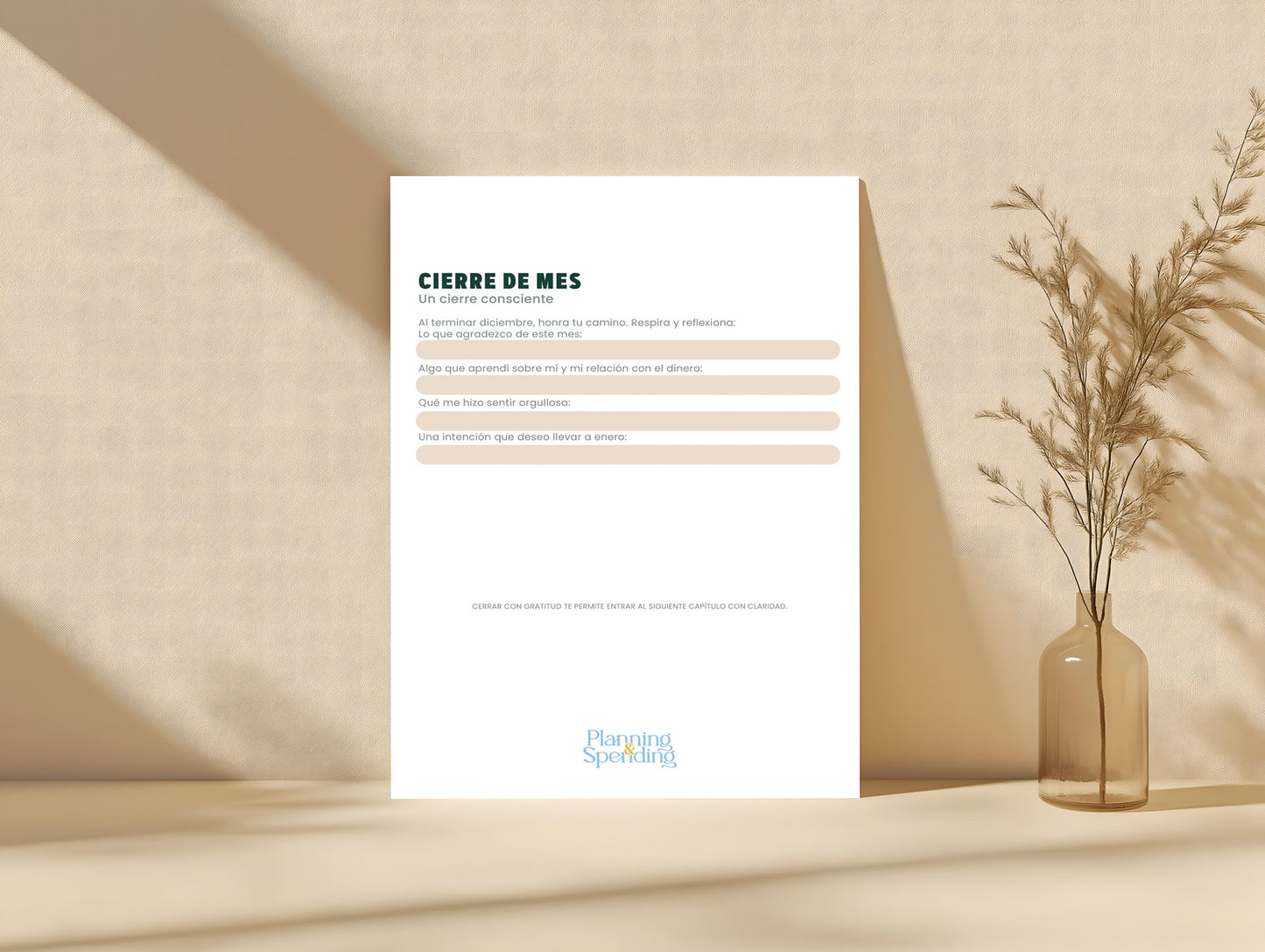 Diciembre a mi ritmo — con intención