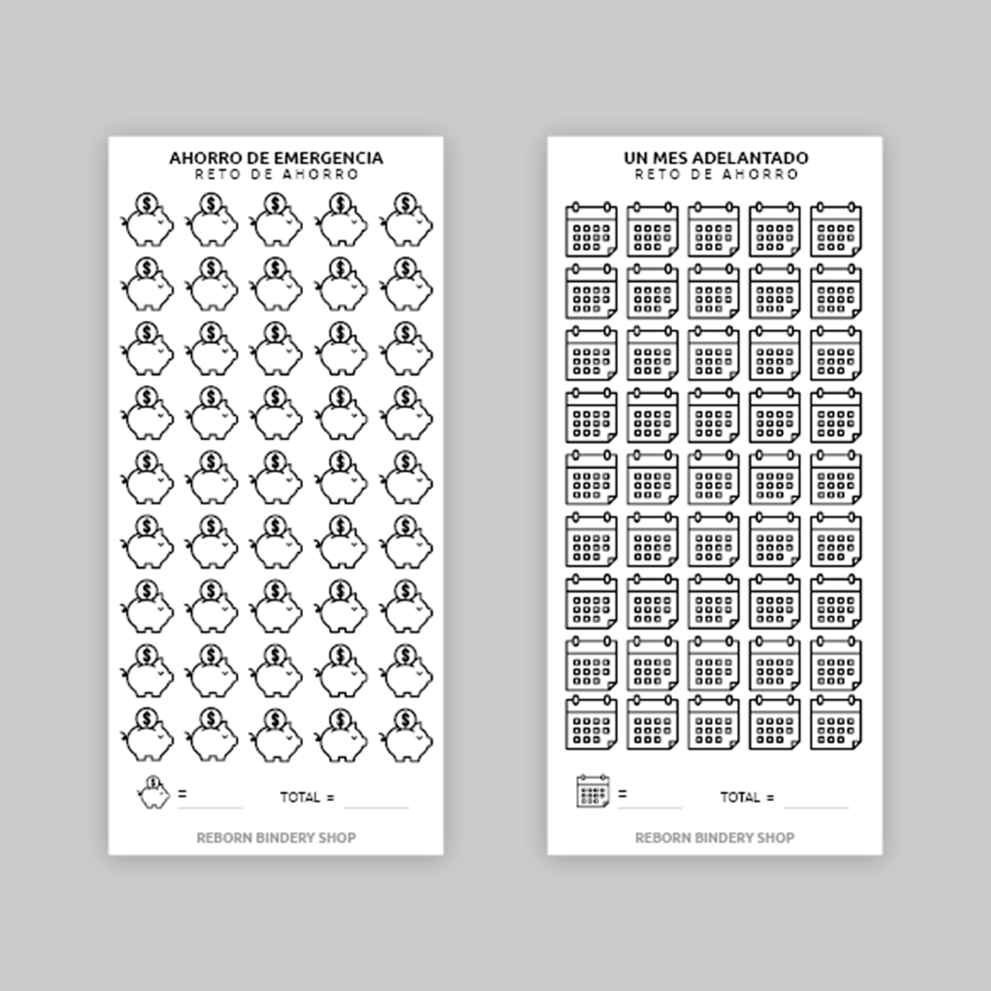 Paquete de Retos para Principiantes – Plantillas Digitales Reutilizables