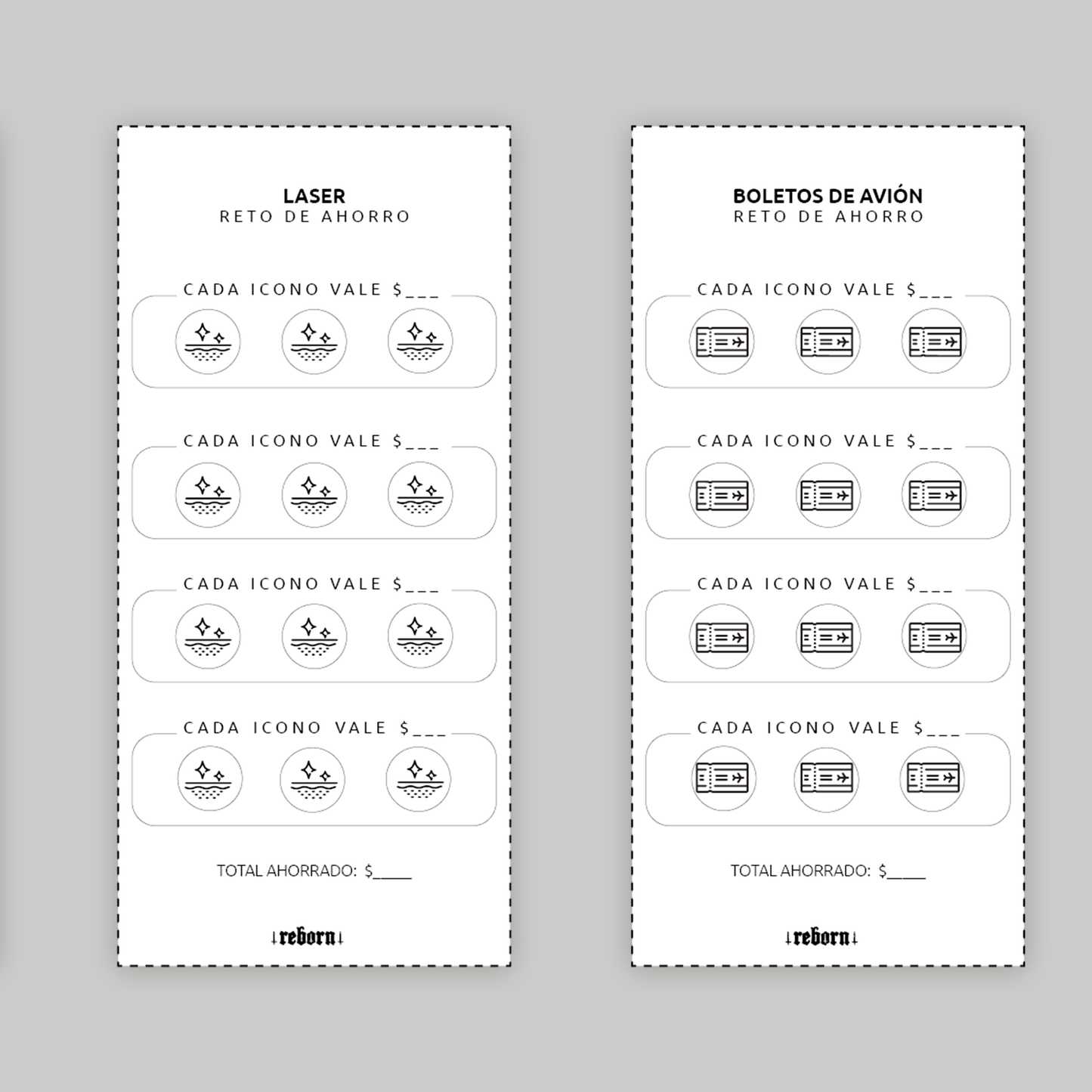 Kit de Cash Stuffing – Organización de Ahorros | Descarga Digital