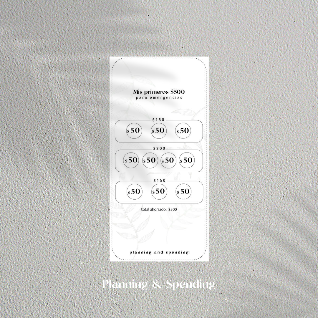 Mini Reto de Ahorro | Mis primeros $500 para Emergencias
